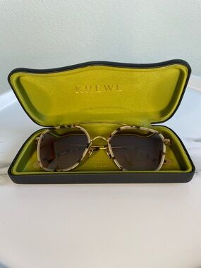Krewe AUSTIN | 24K Titanium + Matte Oyster Mirrored Sunglasses